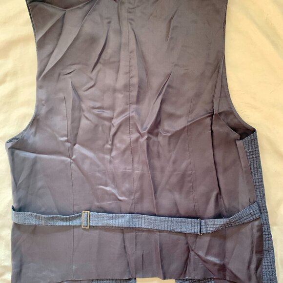 REISS 3-PIECE CHECK SUIT - Picture 6 of 10